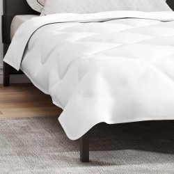 Couettes & Duvets Blanc 135 x 200 cm Microfibre 