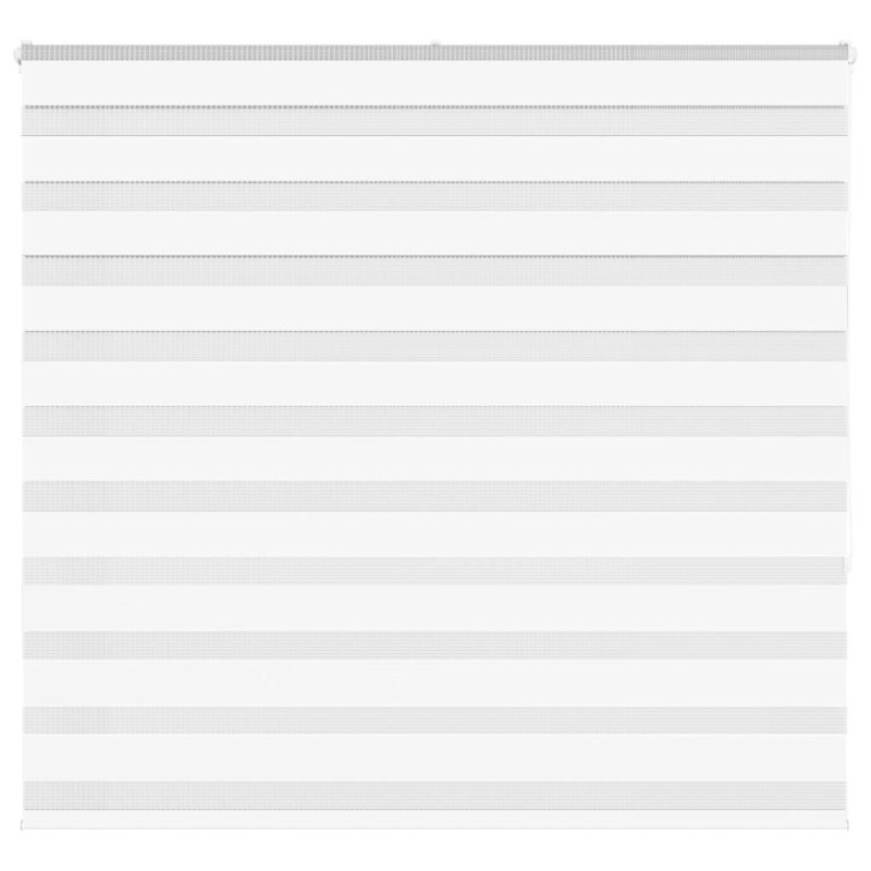 Store zèbre blanc 155x150 cm largeur du tissu 150,9cm polyester 