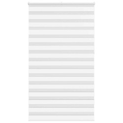 Store zèbre blanc 120x230 cm largeur du tissu 115,9cm polyester 