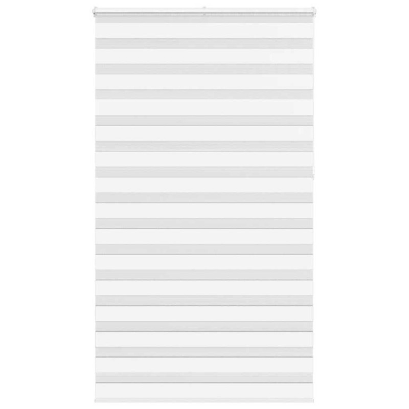 Store zèbre blanc 120x230 cm largeur du tissu 115,9cm polyester 