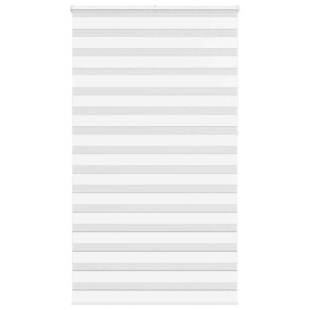 Store zèbre blanc 120x230 cm largeur du tissu 115,9cm polyester 