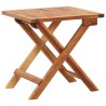 Table pliable de jardin 40x40x40 cm Bois d'acacia massif  