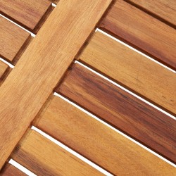 Table pliable de jardin 40x40x40 cm Bois d'acacia massif  