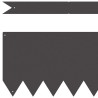 Bordures de Jardin 10 pcs Noires 100x0.5x20 cm Fer 