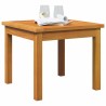 Table d'appoint 45x45x38 cm en bois massif d'acacia 