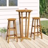 Table de bar de jardin Ø60x105 cm Bois d'acacia solide 