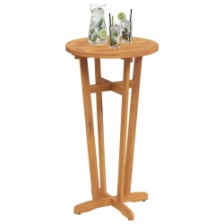 Table de bar de jardin Ø60x105 cm Bois d'acacia solide 