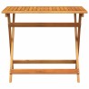 Table de jardin pliante Rectangulaire 100x55x75 cm Bois massif Acacia 