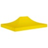 Toit de tente de réception 4,5x3 m Jaune 270 g/m² 
