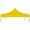 Toit de tente de réception 4,5x3 m Jaune 270 g/m² 