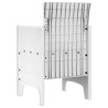 Chaises de jardin 2 pcs Blanc 53 x 49 x 85 cm Plastique 