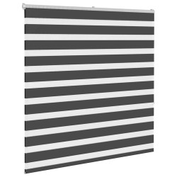 Store zèbre noir 150x150 cm largeur du tissu 145,9 cm polyester 