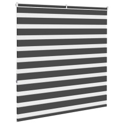 Store zèbre noir 150x150 cm largeur du tissu 145,9 cm polyester 