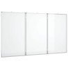 Tableau blanc magnétique pliable 150x80x1,7 cm aluminium 
