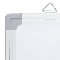 Tableau blanc magnétique pliable 150x80x1,7 cm aluminium 