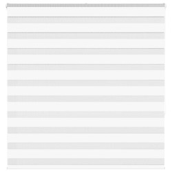 Store zèbre blanc 150x150 cm largeur du tissu 145,9cm polyester 