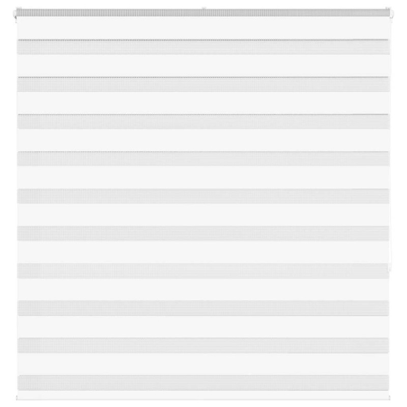 Store zèbre blanc 150x150 cm largeur du tissu 145,9cm polyester 