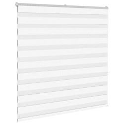 Store zèbre blanc 150x150 cm largeur du tissu 145,9cm polyester 