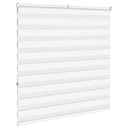 Store zèbre blanc 150x150 cm largeur du tissu 145,9cm polyester 