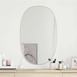 Miroir mural Argenté 80x50 cm 