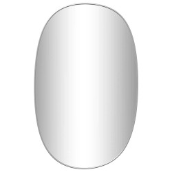 Miroir mural Argenté 80x50 cm 