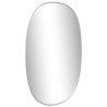 Miroir mural Argenté 80x50 cm 