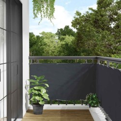 Écran d'intimité de balcon anthracite 700x120 cm PVC 