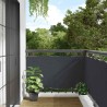 Écran d'intimité de balcon anthracite 700x120 cm PVC 