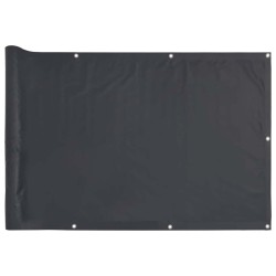 Écran d'intimité de balcon anthracite 700x120 cm PVC 