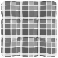 Pouf palette de jardin noir bois de pin imprégné 