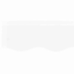 Tissu de rechange pour auvent , cadre 3.5x2.5 m, Blanc 