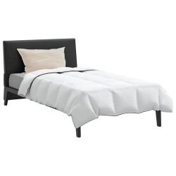 Couette avec oreiller 2 pcs Blanc 140 x 220 cm Bas 