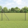 Clôture Hexagonale Grise 1x10 m Acier 