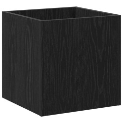 Bac à Plantes Chêne Noir 40x40x40 cm Bois Ingénierie 