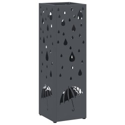 Porte-parapluies Anthracite Métal Standard Décoratif Cubique 
