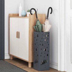Porte-parapluies Anthracite Métal Standard Décoratif Cubique 