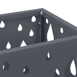 Porte-parapluies Anthracite Métal Standard Décoratif Cubique 