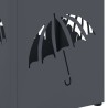 Porte-parapluies Anthracite Métal Standard Décoratif Cubique 
