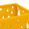 Porte-parapluies Jaune moutarde Métal Compact Décoratif 