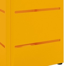 Porte-parapluies Jaune moutarde Métal Standard Porte-parapluies 