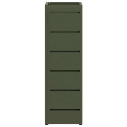 Porte-parapluies Vert olive Métal Moyen Porte-parapluies 