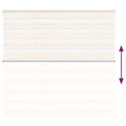 Store zèbre beige marbré largeur du tissu 150,9 cm polyester 