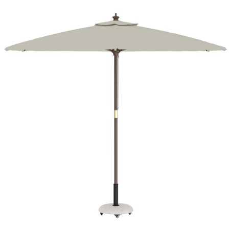 Base de parasol sur roulettes pour poteaux de 37/42/52/58mm en béton blanc. 