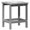 Table d'appoint Adirondack Gris clair 38x38x45 cm HDPE 