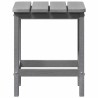 Table d'appoint Adirondack Gris clair 38x38x45 cm HDPE 