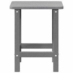Table d'appoint Adirondack Gris clair 38x38x45 cm HDPE 