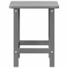 Table d'appoint Adirondack Gris clair 38x38x45 cm HDPE 