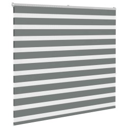 Store zèbre gris foncé largeur du tissu 150,9 cm polyester 