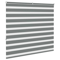 Store zèbre gris foncé largeur du tissu 150,9 cm polyester 