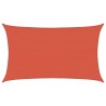Voile d'ombrage 160 g/m² Terre cuite 5x8 m PEHD 